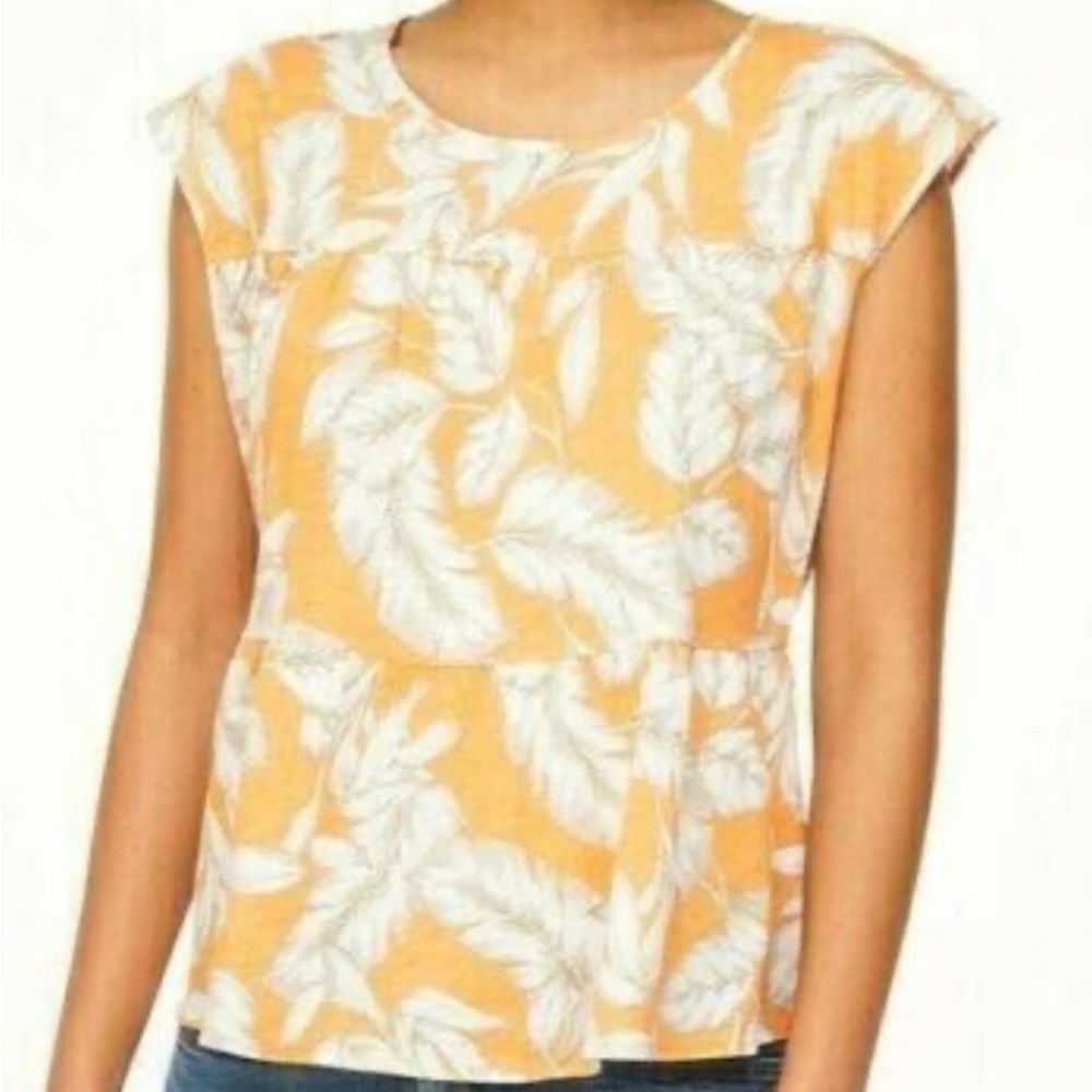 Orange cotton shirt